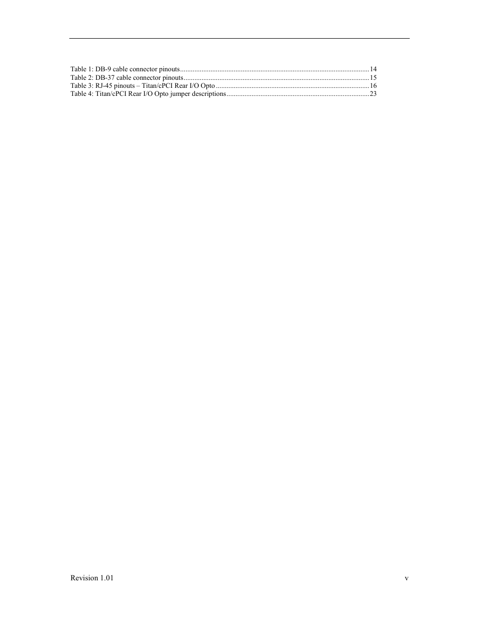 Connect Tech Titan/cPCI User Manual | Page 5 / 34