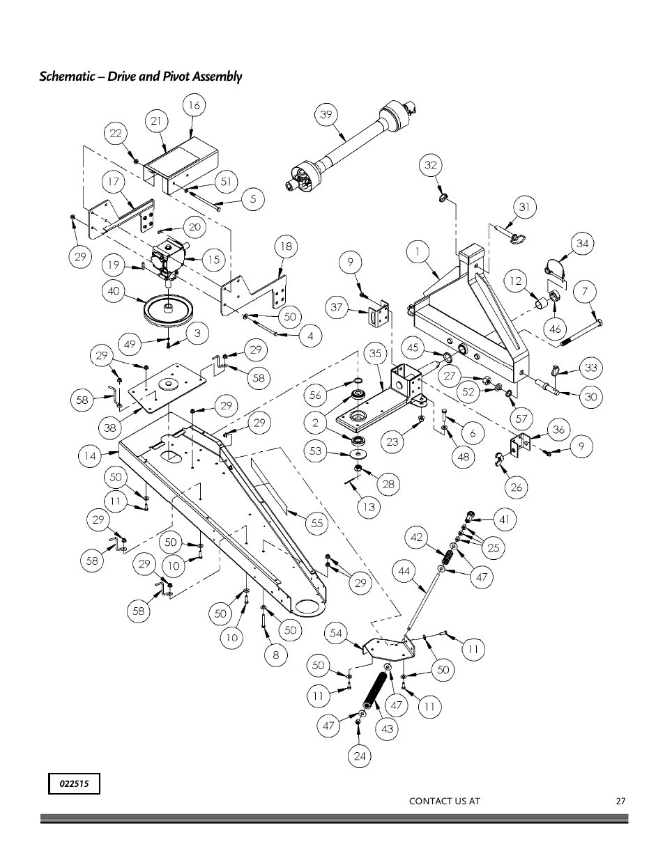 DR Power 3-Point Hitch (April 2015 - Present) User Manual | Page 27 / 28