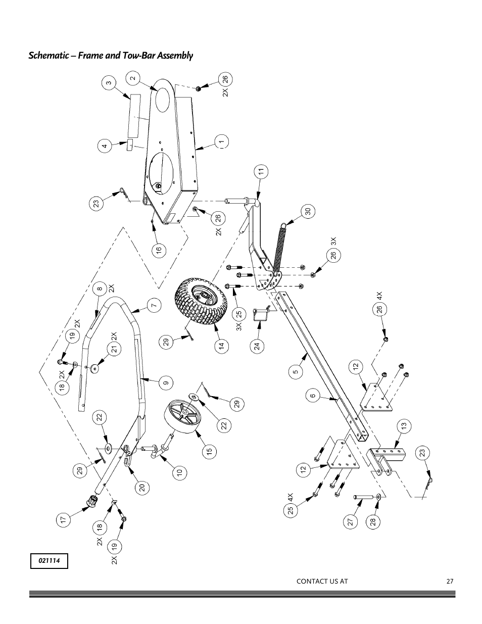 DR Power Tow-Behind Yard Trimmer User Manual | Page 27 / 28