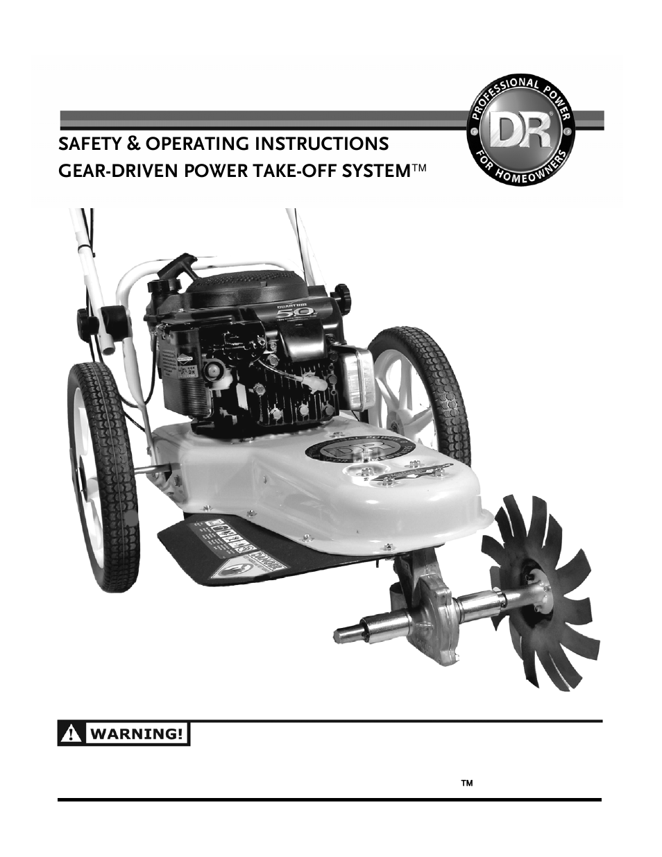 DR Power Power Take-Off (PTO) System User Manual | 22 pages