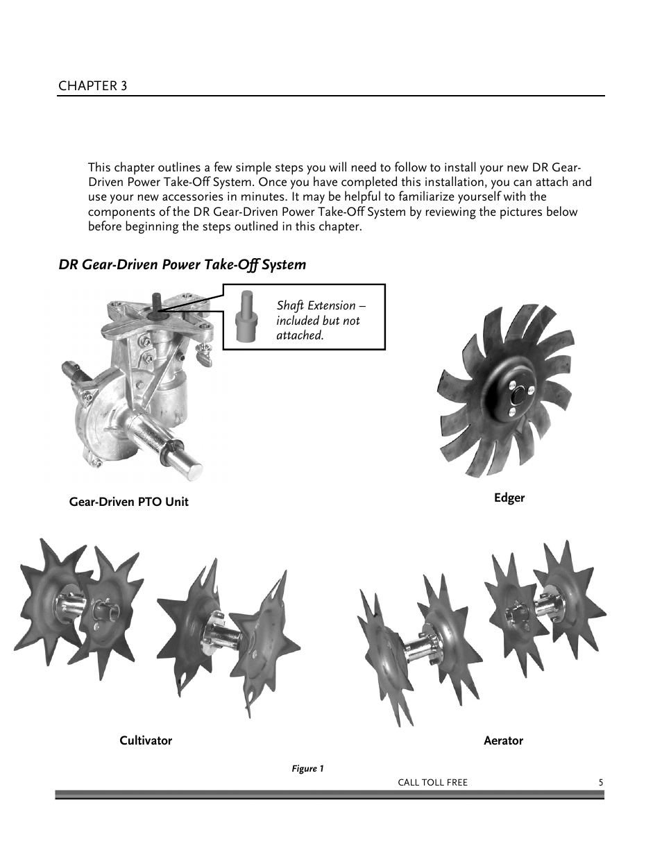 Chapter 3, Dr gear-driven power take-off system, Installing the transmission | DR Power Power Take-Off (PTO) System User Manual | Page 9 / 22