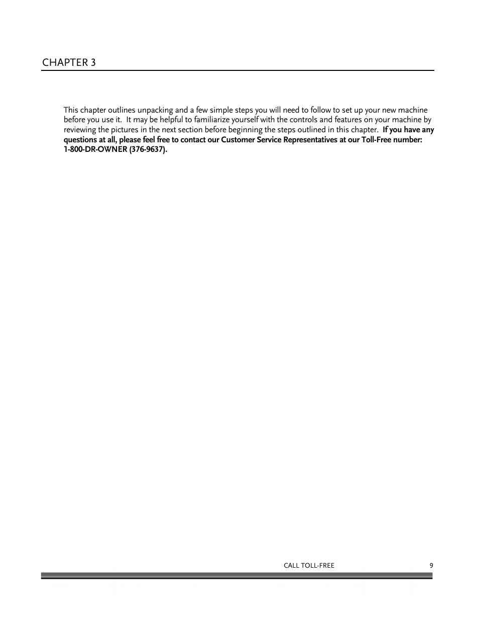 Setting up your dr trimmer/mower, Chapter 3 | DR Power Self-Propelled 6.75 (2004 - September 2010) User Manual | Page 13 / 68