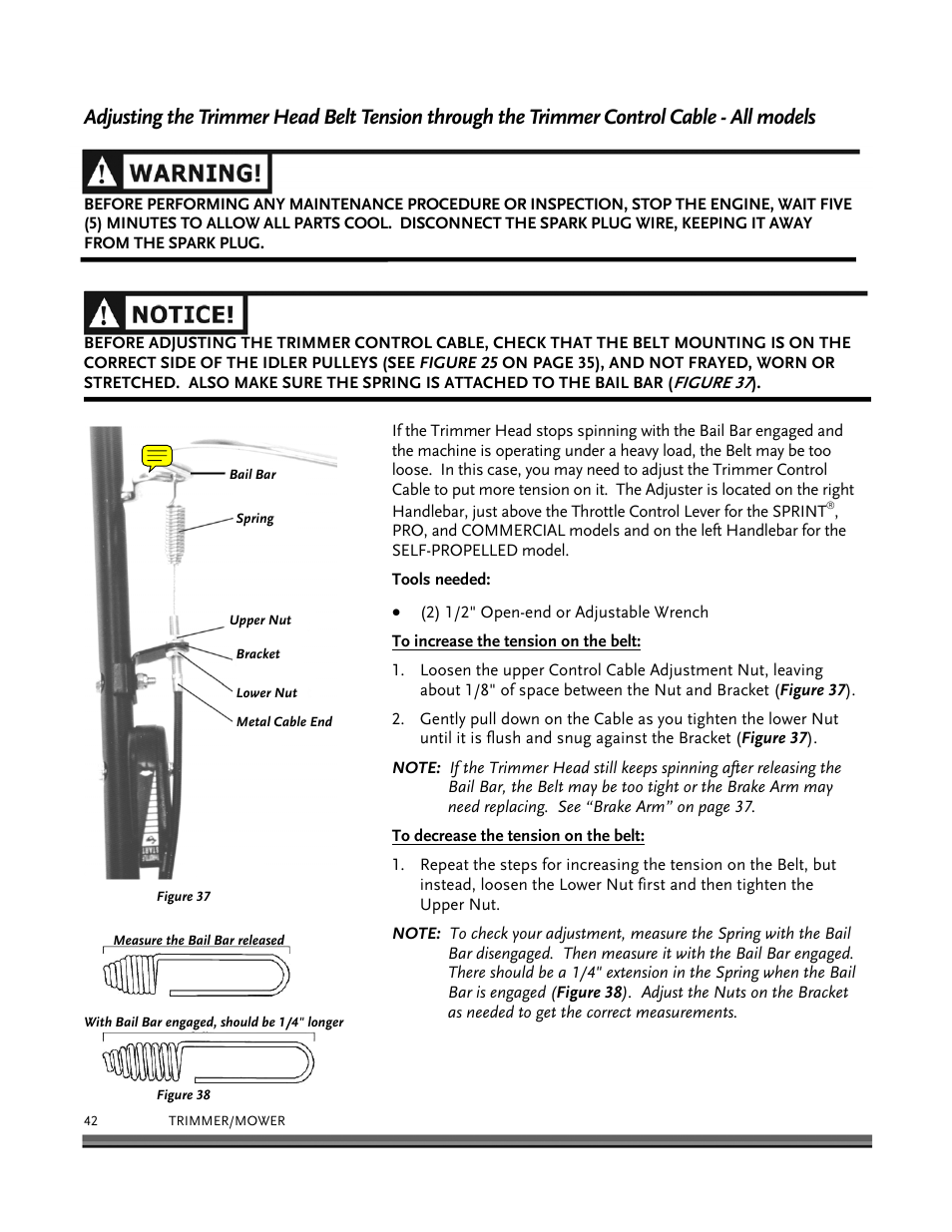 DR Power Self-Propelled 6.75 (2004 - September 2010) User Manual | Page 46 / 68