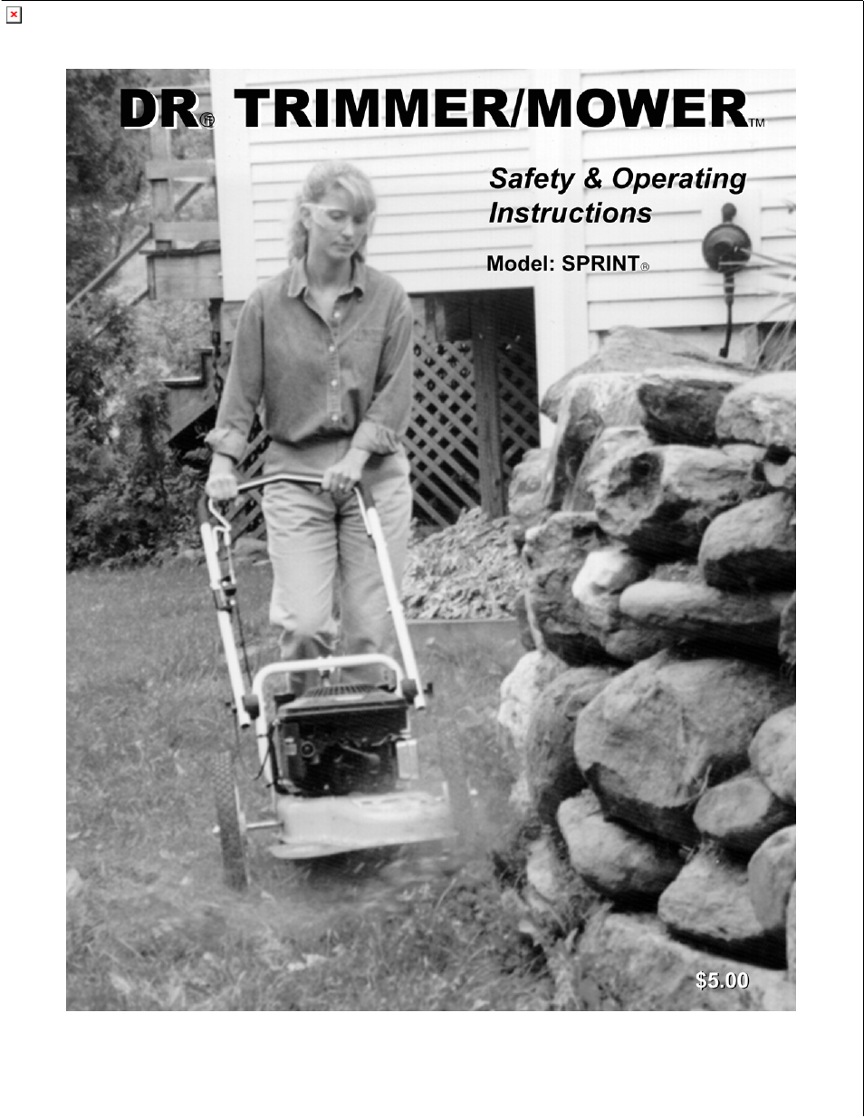 DR Power Sprint (2000 - 2004) User Manual | 36 pages