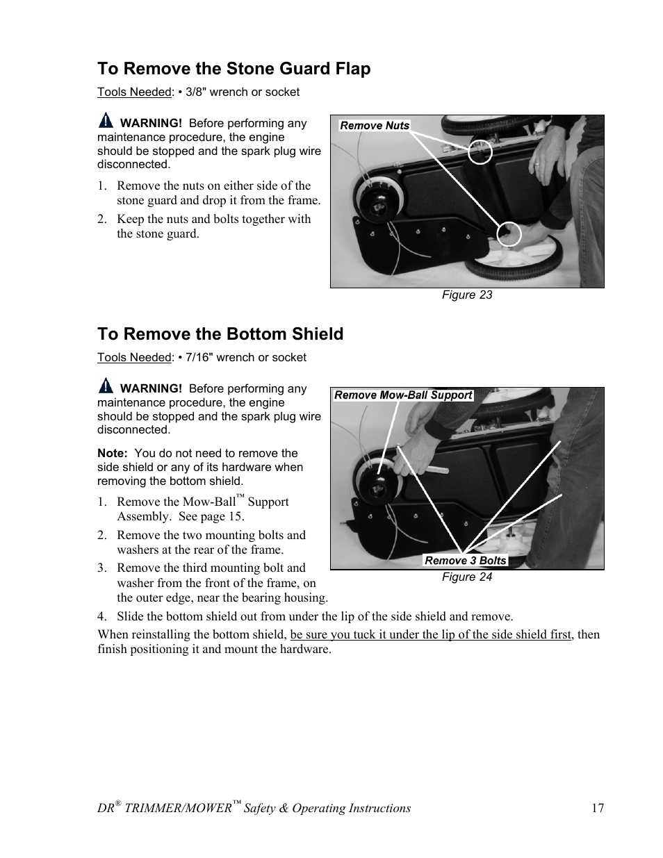 DR Power Sprint (2000 - 2004) User Manual | Page 23 / 36