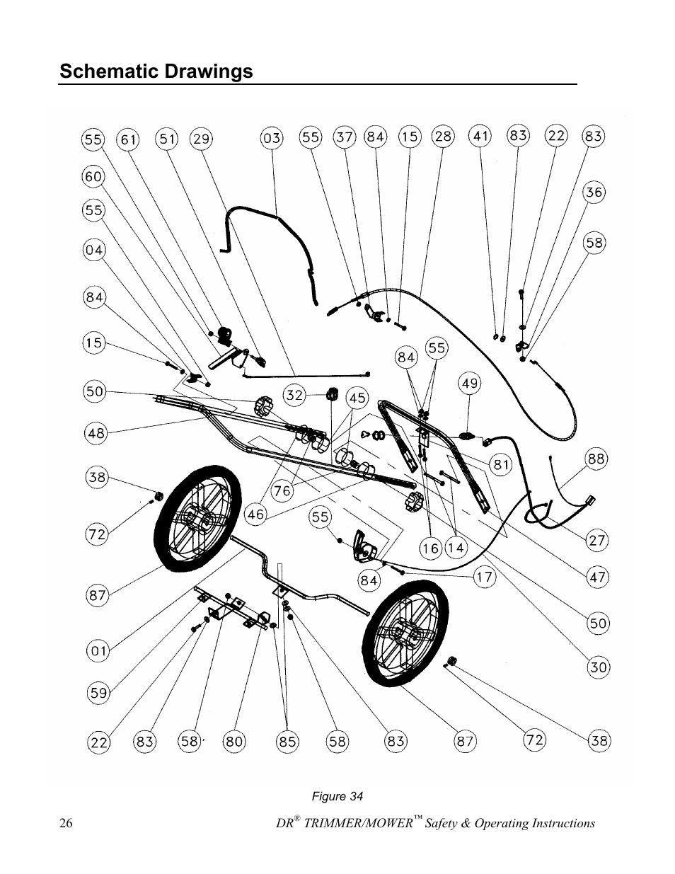Schematic drawings | DR Power Sprint (2000 - 2004) User Manual | Page 32 / 36