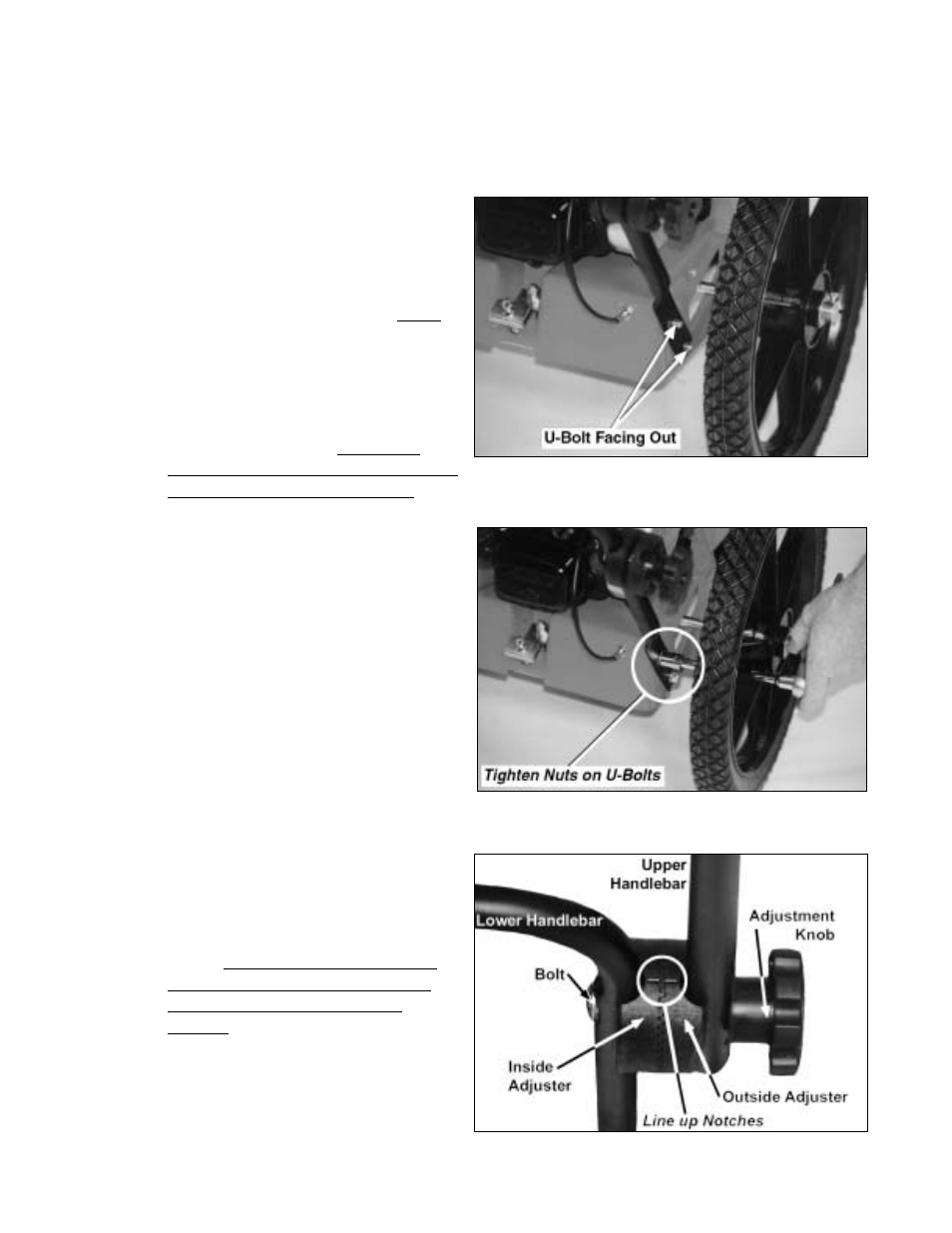 Step 5: install the handlebars | DR Power Walk-Behind Pro (2000 - 2001) User Manual | Page 11 / 48