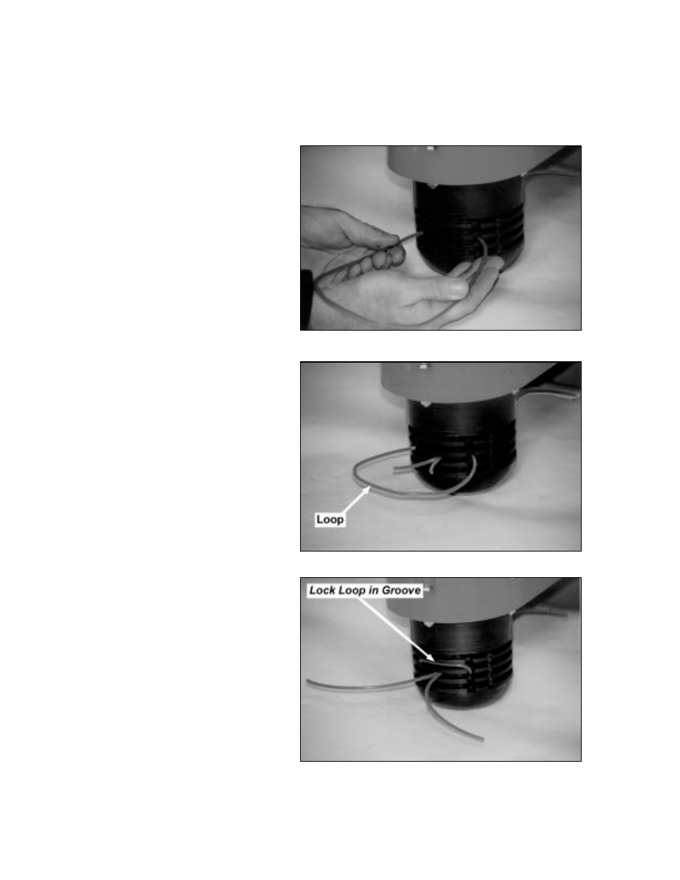 Cord installation | DR Power Walk-Behind Pro (2000 - 2001) User Manual | Page 20 / 48