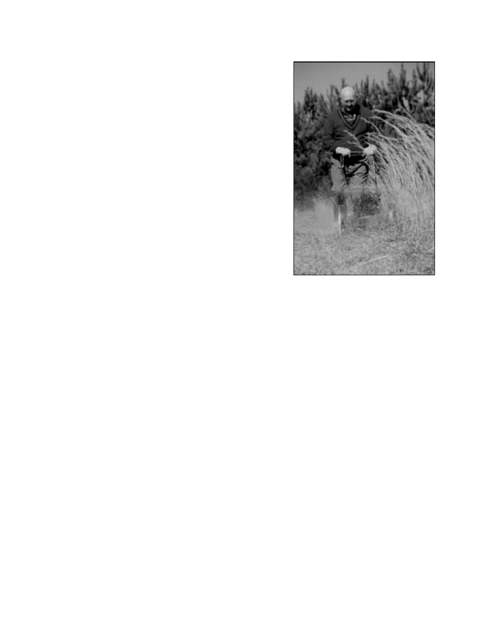 Windrows, Firebreaks, End-of-season garden clean-up | Windrows firebreaks end-of-season garden clean-up | DR Power Walk-Behind Pro (2000 - 2001) User Manual | Page 25 / 48