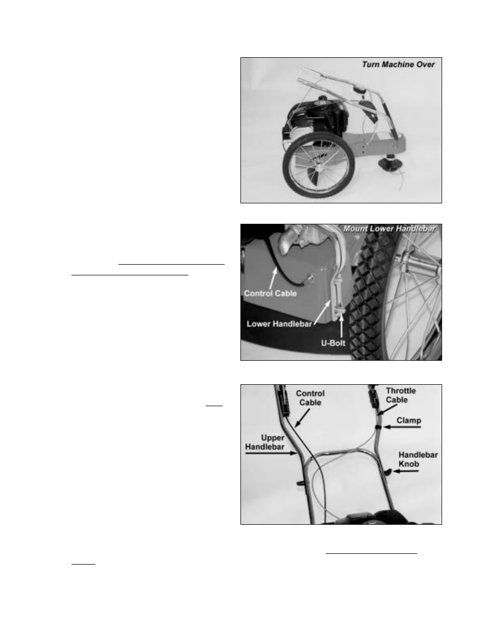 Step 5: install the handlebars | DR Power Walk-Behind Pro (1985 - 2000) User Manual | Page 13 / 44