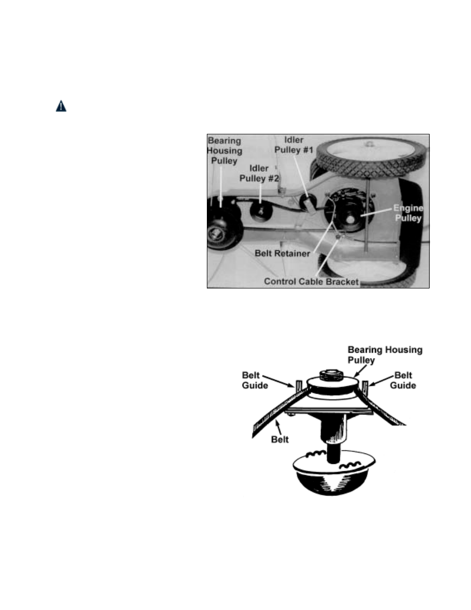 To replace the belt | DR Power Sprint (1985 - 2000) User Manual | Page 32 / 40