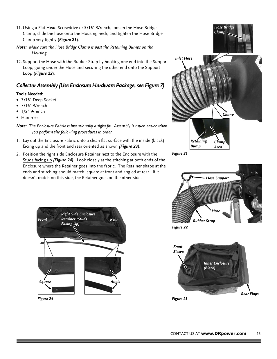 DR Power Tow-Behind 9.59 Premier (September 2014 - Present) User Manual | Page 13 / 44