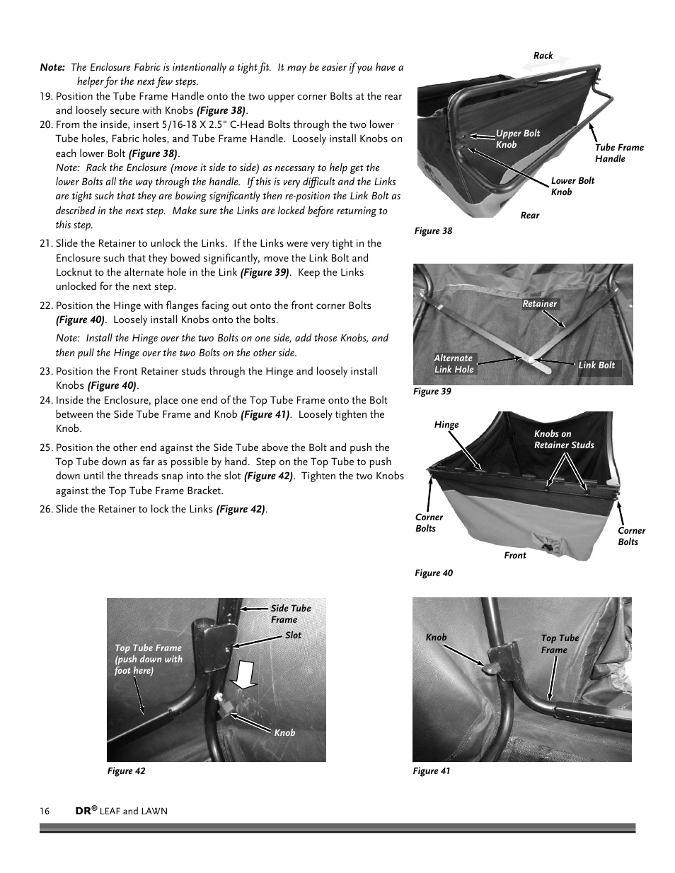 DR Power Tow-Behind 9.59 Premier (September 2014 - Present) User Manual | Page 16 / 44