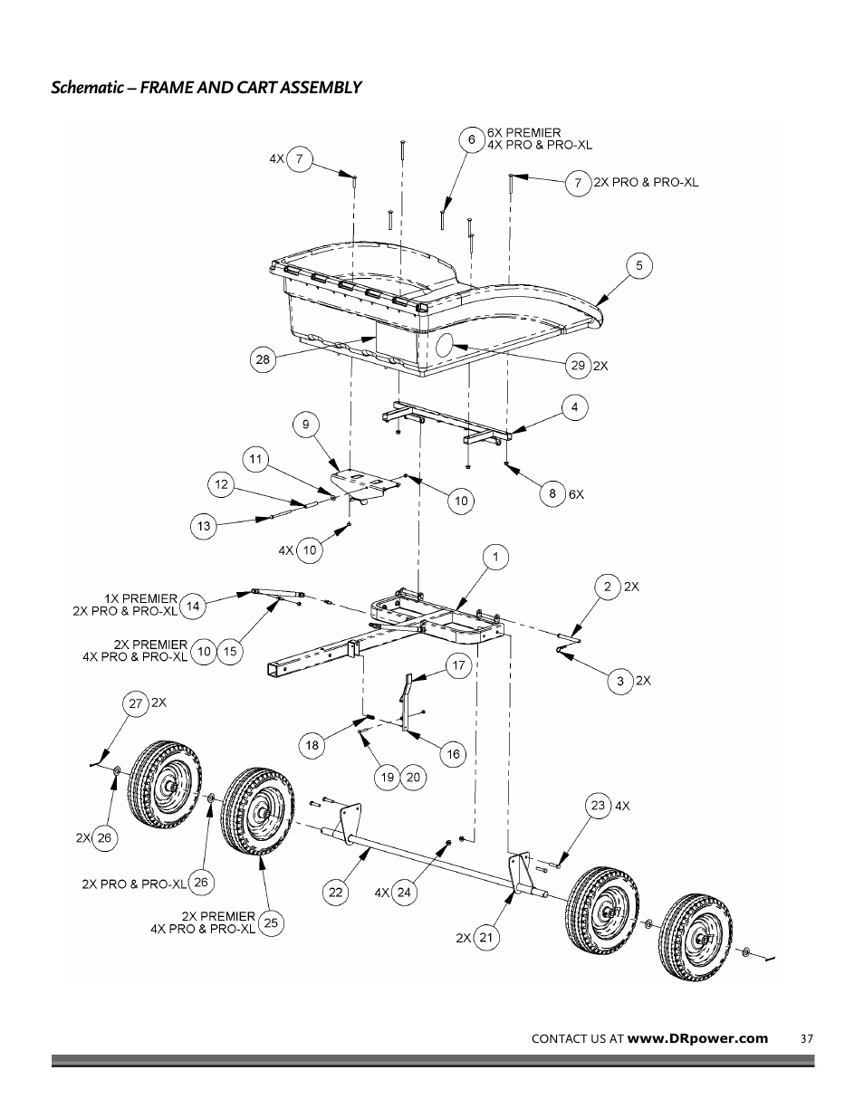 DR Power Tow-Behind 9.59 Premier (September 2014 - Present) User Manual | Page 37 / 44