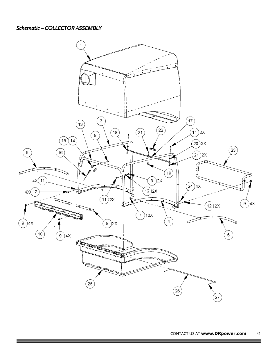 DR Power Tow-Behind 9.59 Premier (September 2014 - Present) User Manual | Page 41 / 44