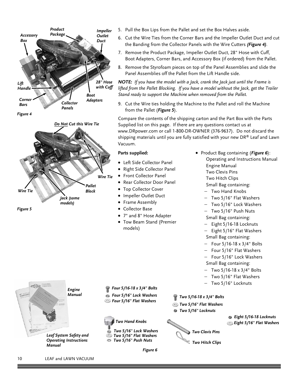 DR Power Tow-Behind 13.74 Pro-XL (August 2010 - August 2014) User Manual | Page 10 / 44