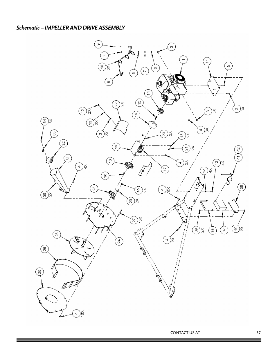 DR Power Tow-Behind 13.74 Pro-XL (August 2010 - August 2014) User Manual | Page 37 / 44