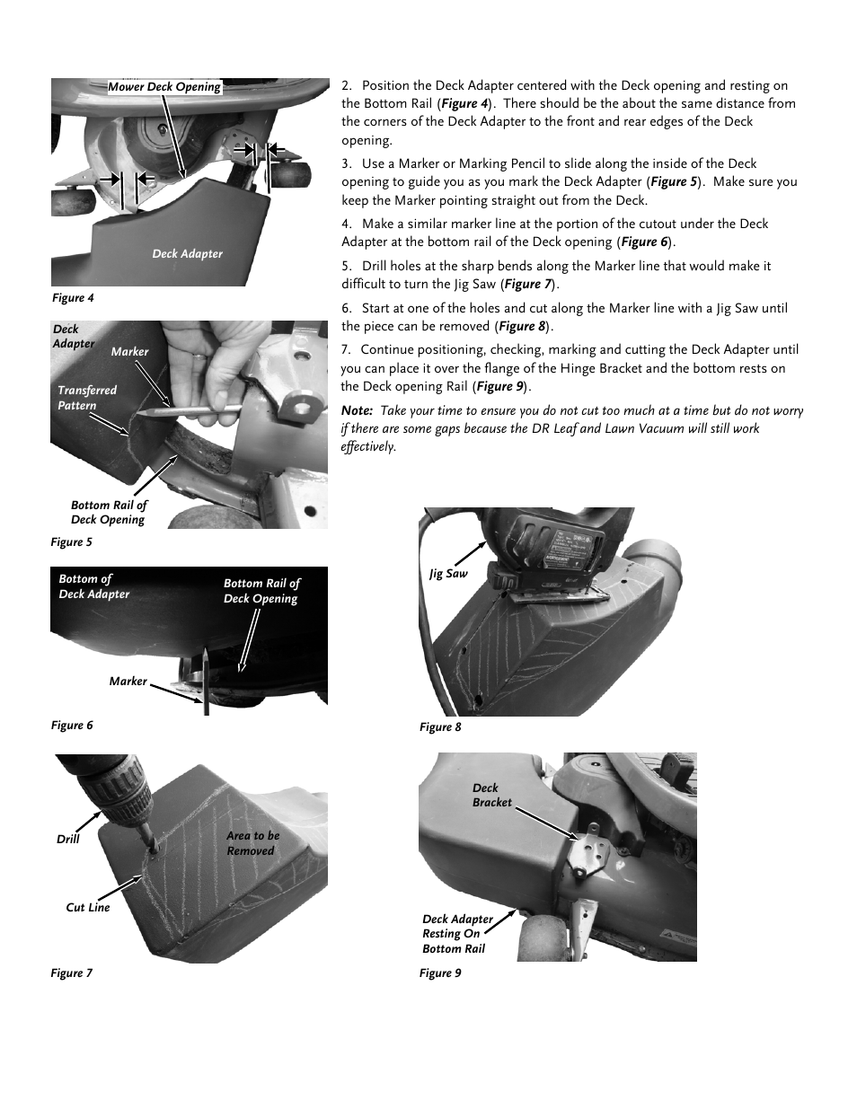 DR Power Tow-Behind Deck Adapter (September 2014 - Present) User Manual | Page 2 / 4