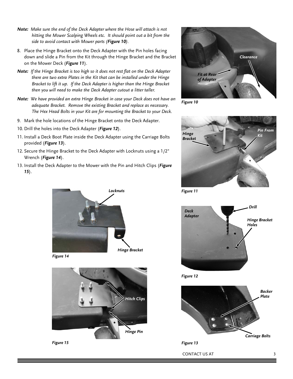 DR Power Tow-Behind Deck Adapter (September 2014 - Present) User Manual | Page 3 / 4