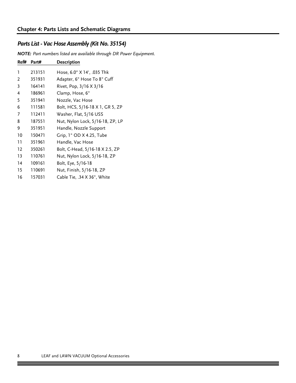 DR Power Tow-Behind Optional Vac and Mulch Discharge (September 2014 - Present) User Manual | Page 8 / 12