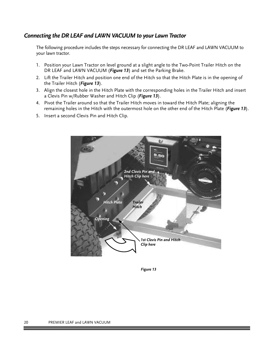 DR Power Tow-Behind 8.00 Premier (Pre-August 2010) User Manual | Page 24 / 72