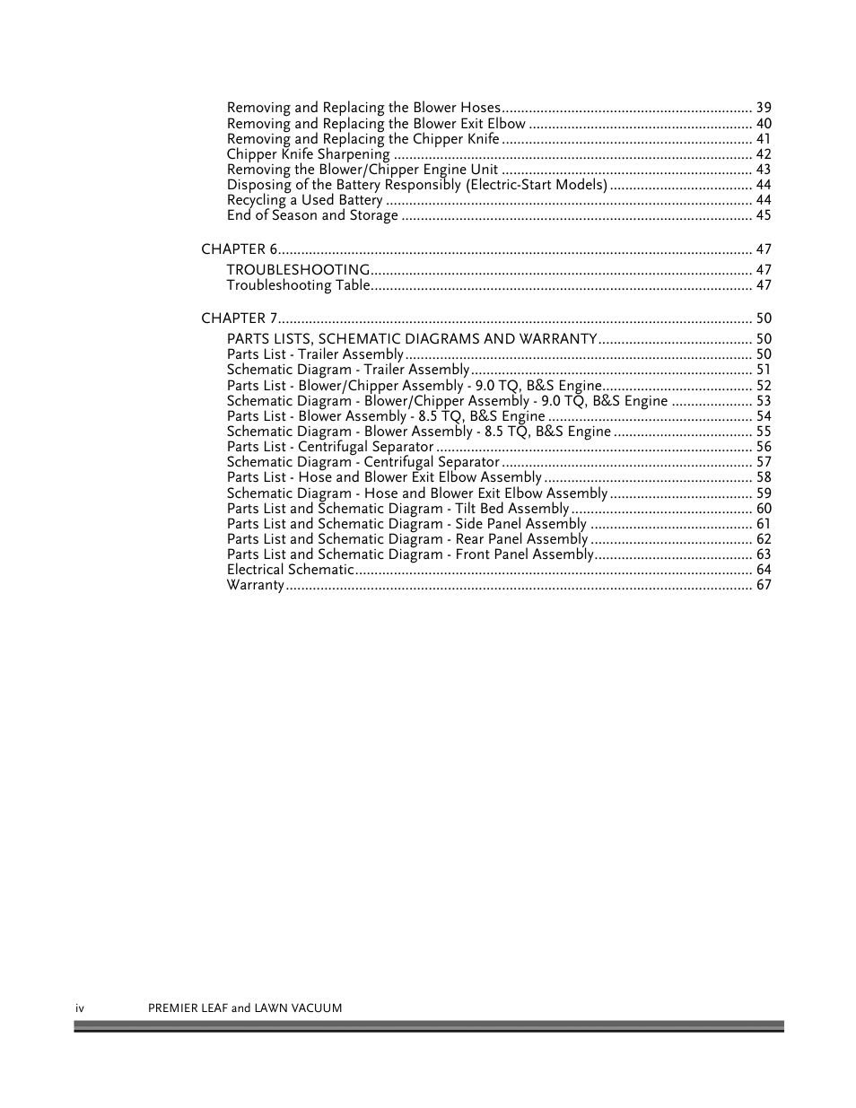 DR Power Tow-Behind 8.00 Premier (Pre-August 2010) User Manual | Page 4 / 72