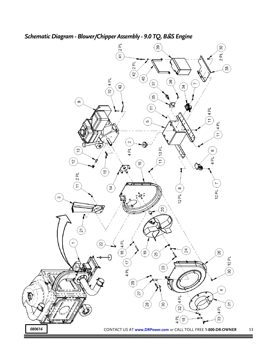 S engine | DR Power Tow-Behind 8.00 Premier (Pre-August 2010) User Manual | Page 57 / 72