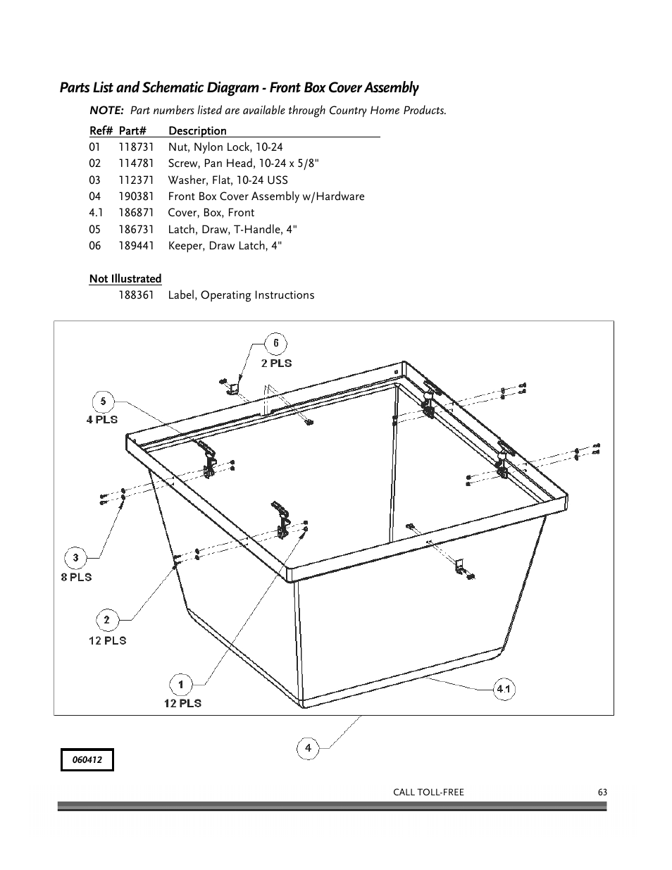 DR Power Tow-Behind 9.00 Commercial (May 2006 - July 2010) User Manual | Page 67 / 72