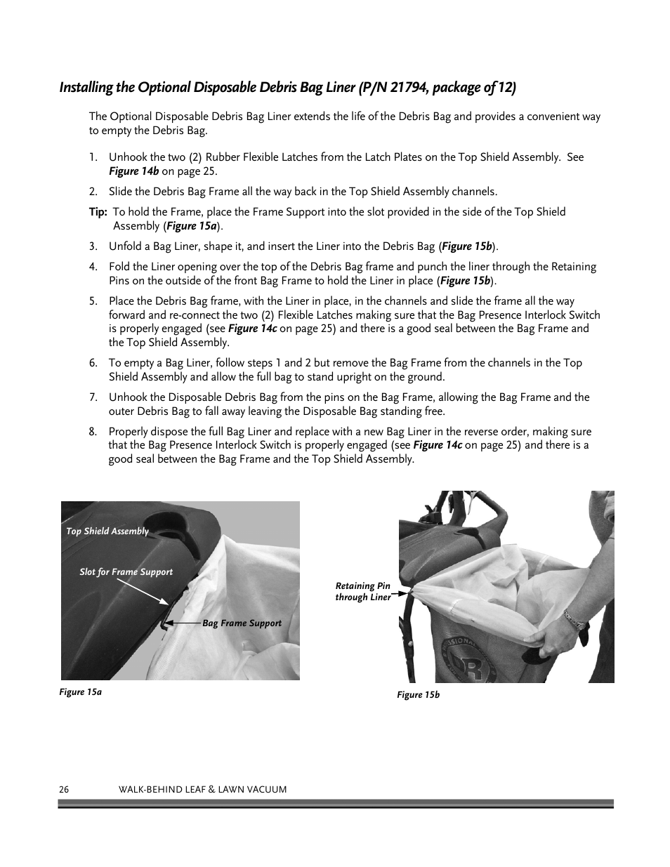 DR Power Walk-Behind 6.5 (Pre-August 2010) User Manual | Page 30 / 62