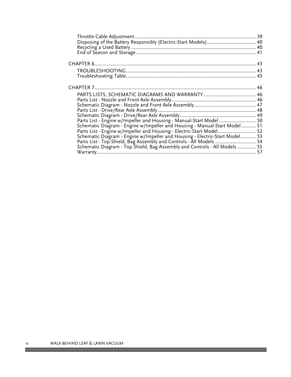 DR Power Walk-Behind 6.5 (Pre-August 2010) User Manual | Page 4 / 62