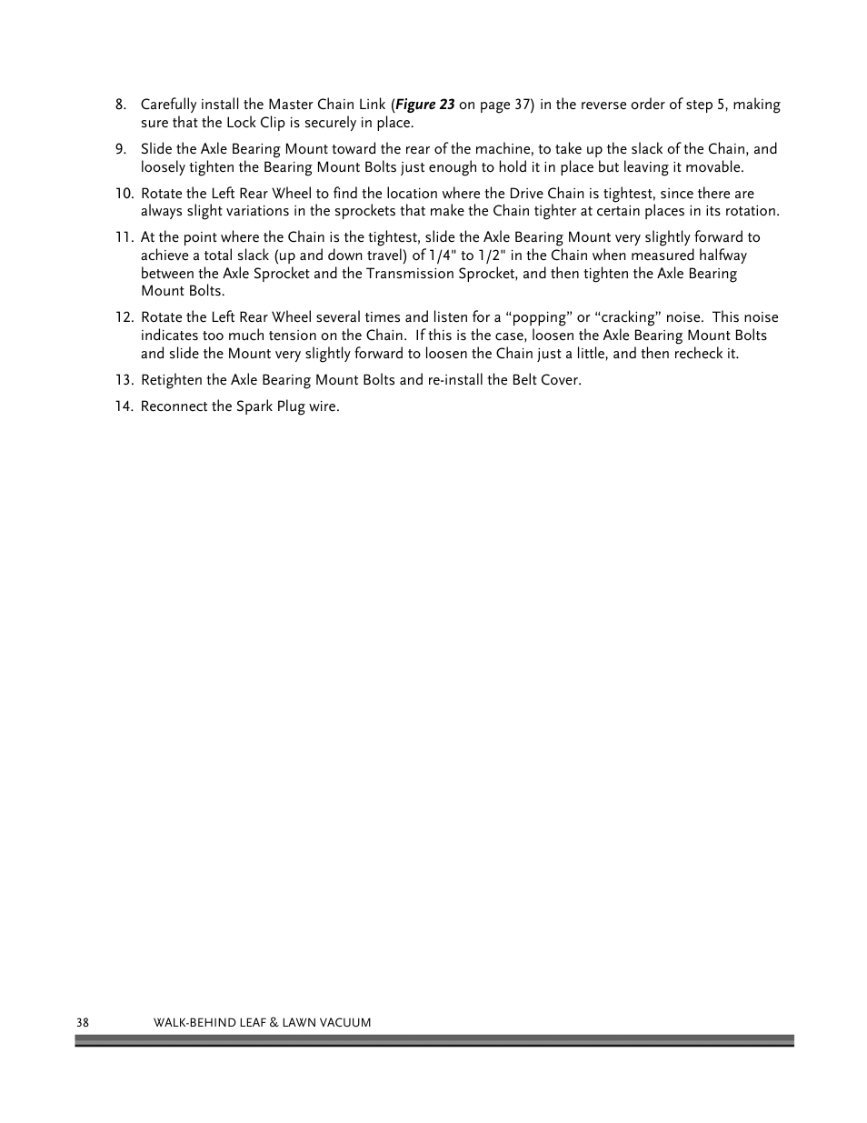 DR Power Walk-Behind 6.5 (Pre-August 2010) User Manual | Page 42 / 62
