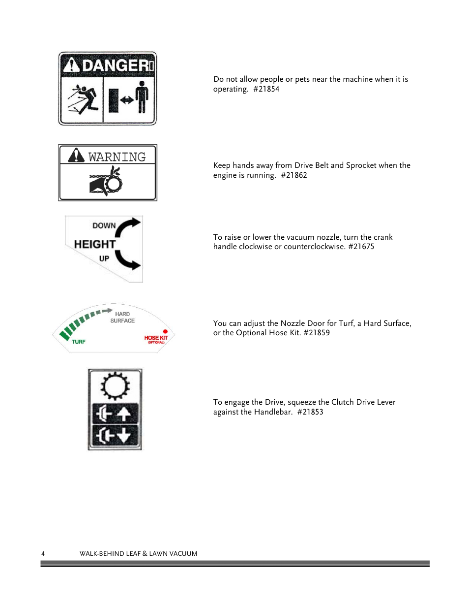 DR Power Walk-Behind 6.5 (Pre-August 2010) User Manual | Page 8 / 62