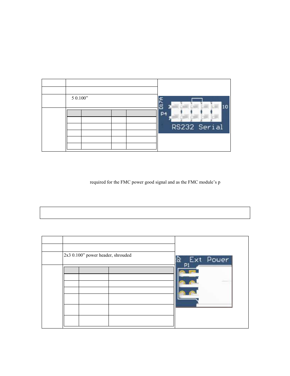 Serial, Description, Connectors | Power, Connectors & jumpers | Connect Tech CTIM-00060 User Manual | Page 15 / 25