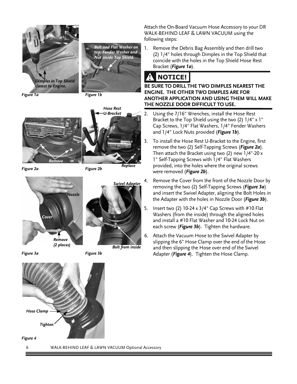 DR Power Walk-Behind On Board Vacuum Hose (July 2010 and Prior) User Manual | Page 10 / 16