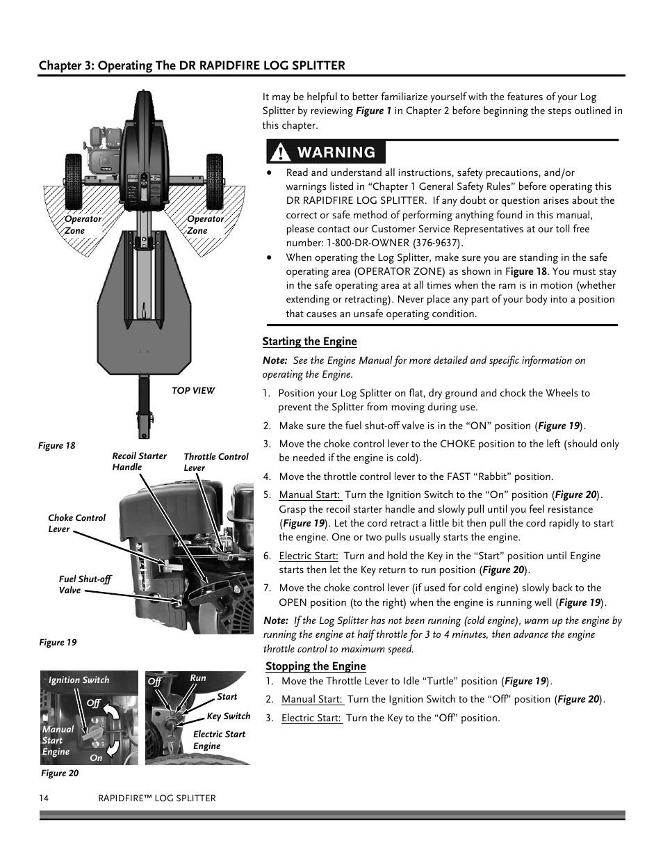 DR Power RapidFire 5.5 HP Subaru (July 2013 - Present) Operating Manual User Manual | Page 14 / 32