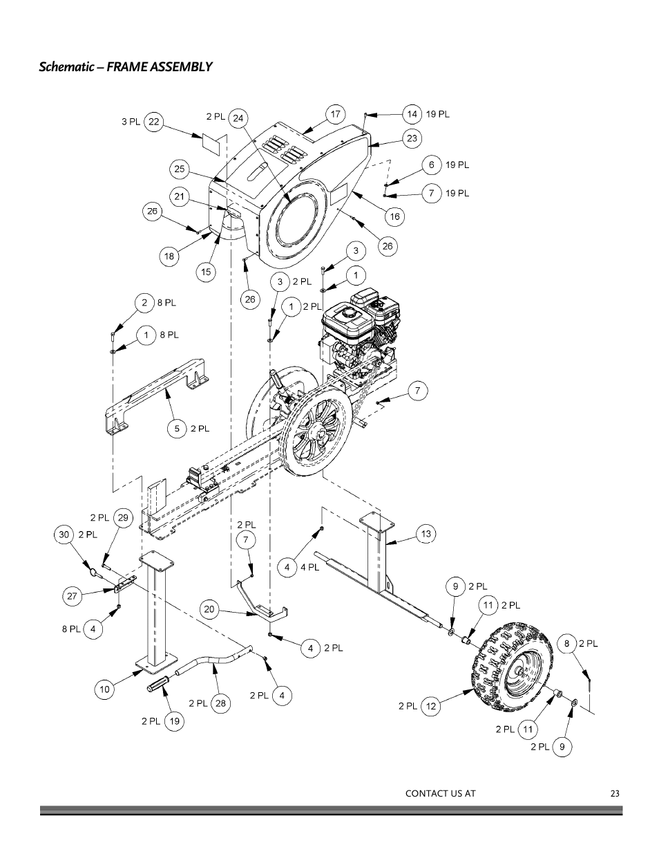 DR Power RapidFire 6 HP Subaru (Aug 2011 - Sept 2012) User Manual | Page 23 / 28