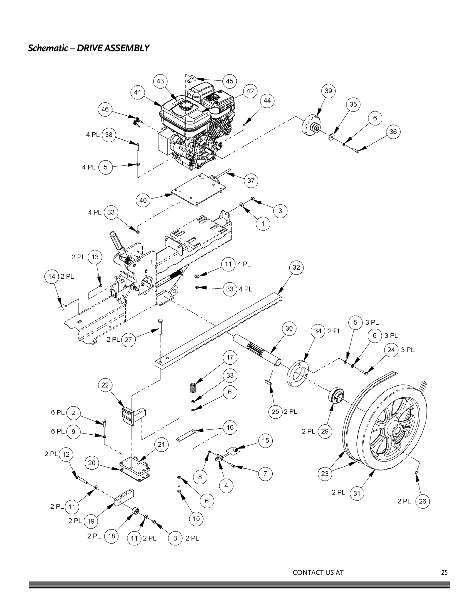 DR Power RapidFire 6 HP Subaru (Aug 2011 - Sept 2012) User Manual | Page 25 / 28
