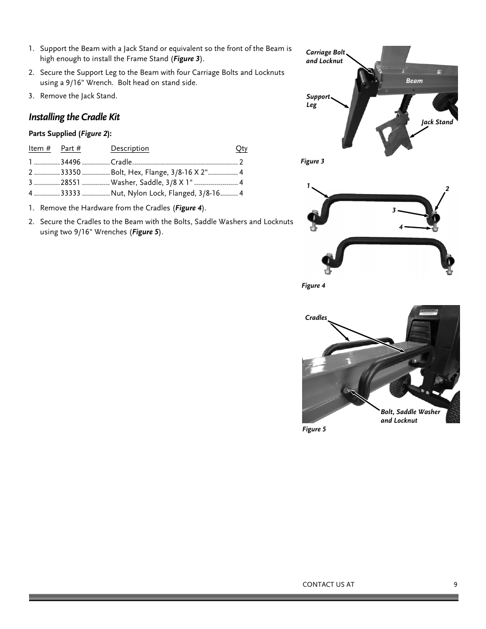 Installing the cradle kit | DR Power RapidFire 3.0 HP DR (June 2014 - Present) Operating Manual User Manual | Page 9 / 32