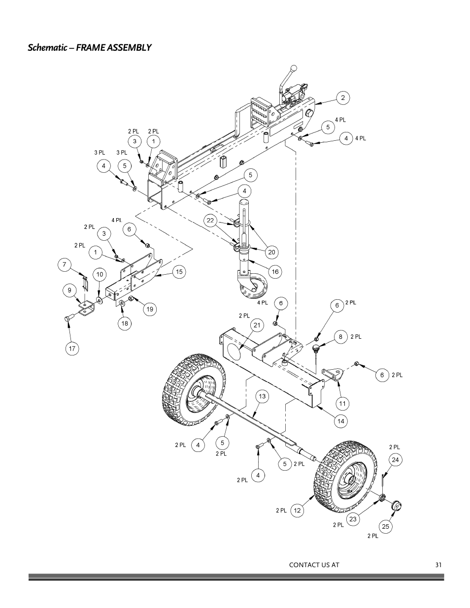 DR Power Dual Action 15-Ton Gas (Aug 2011 - Present) User Manual | Page 31 / 40