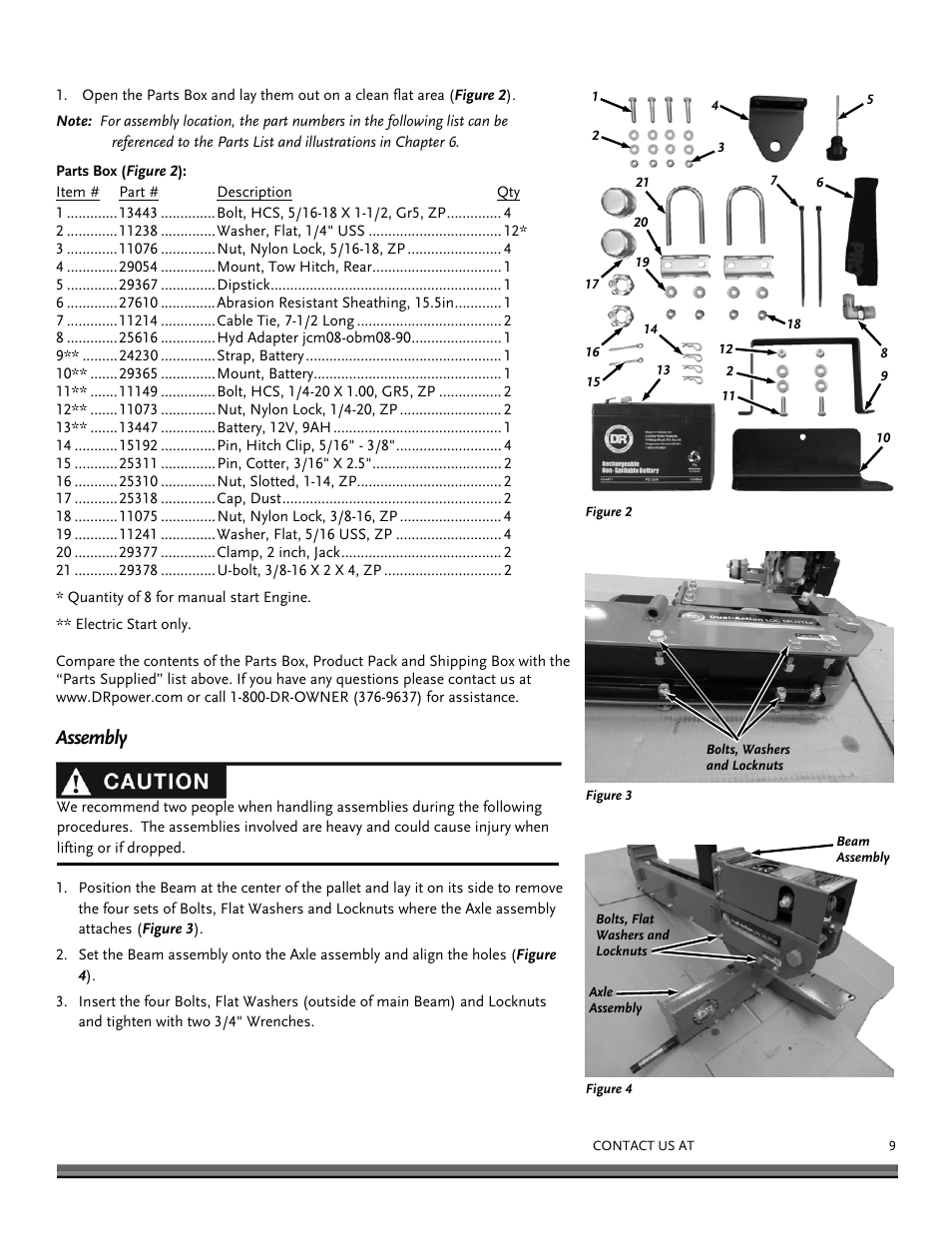Assembly | DR Power Dual Action 15-Ton Gas (Aug 2011 - Present) User Manual | Page 9 / 40