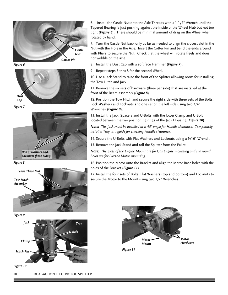 DR Power Dual Action 10-Ton Electric (Aug 2011 - Present) User Manual | Page 10 / 36