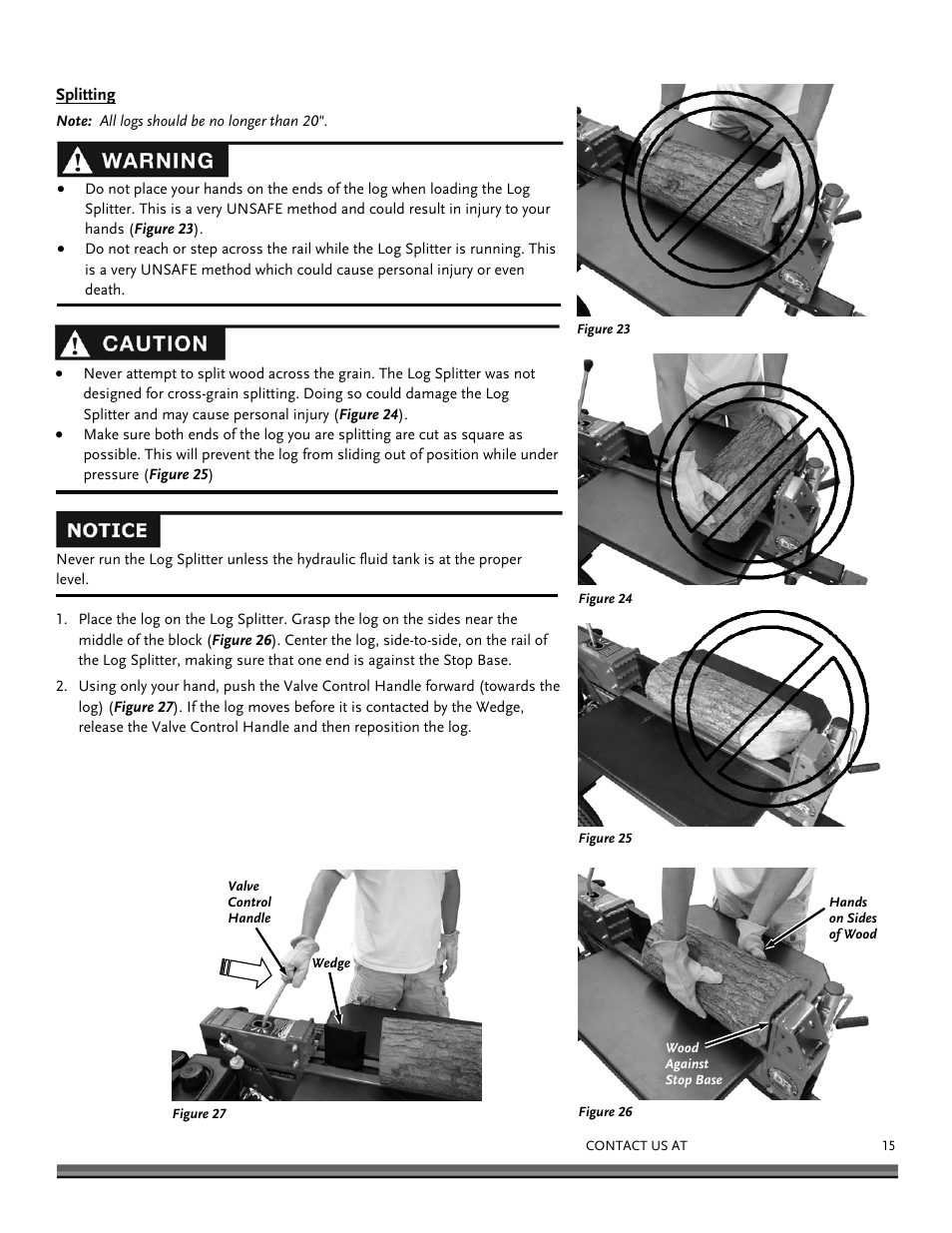 DR Power Dual Action 10-Ton Electric (Aug 2011 - Present) User Manual | Page 15 / 36