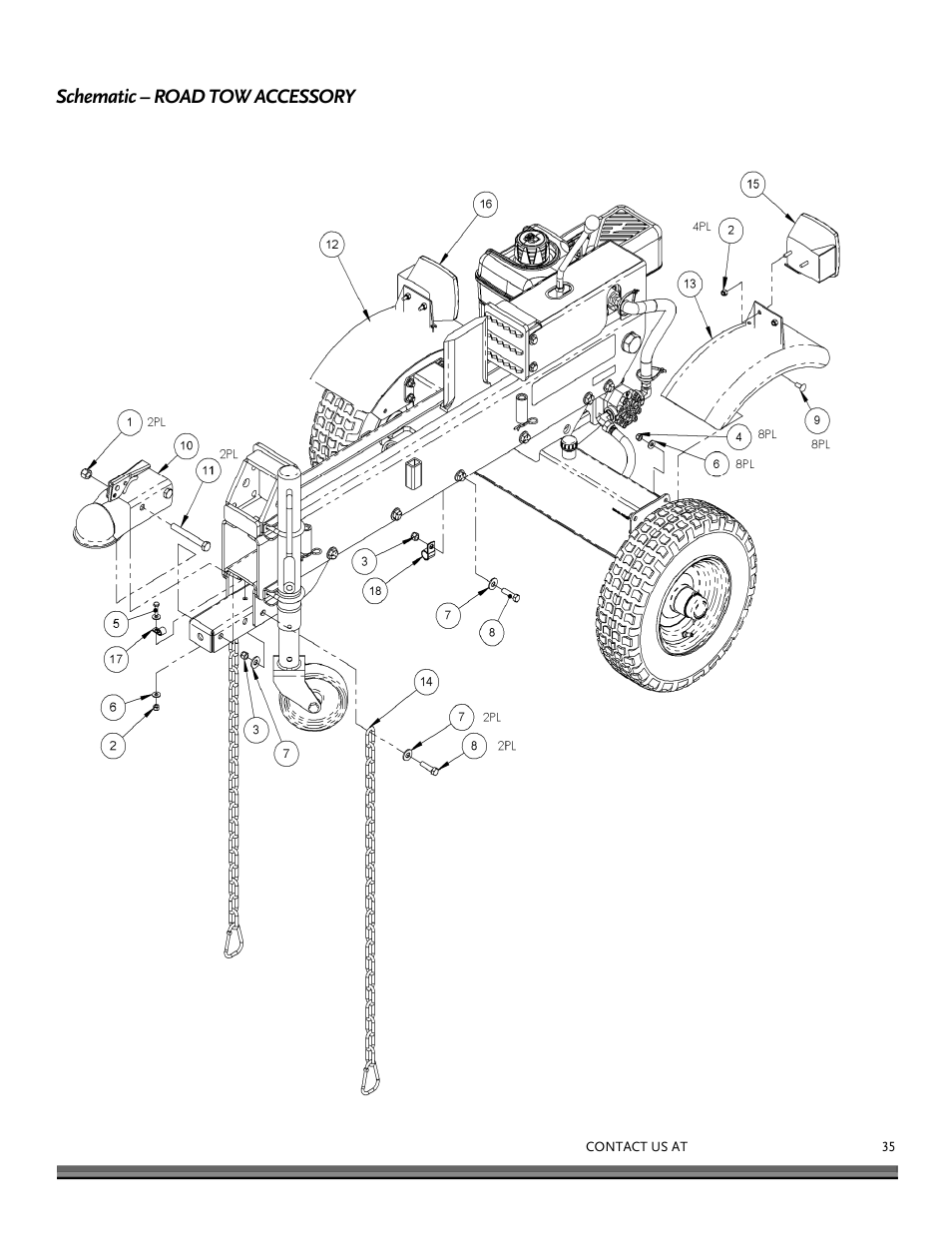 DR Power Dual Action 10-Ton Electric (Aug 2011 - Present) User Manual | Page 35 / 36