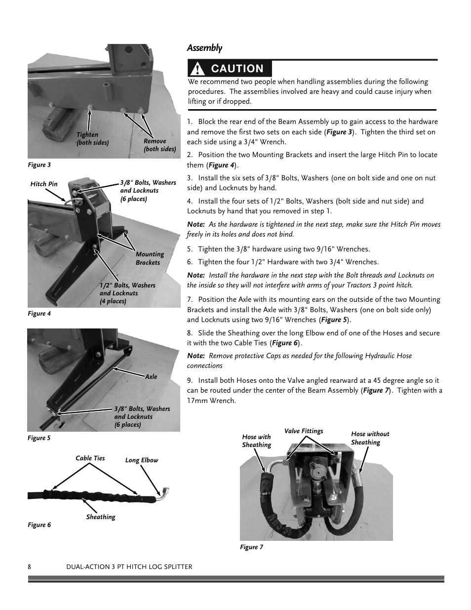 Assembly | DR Power Dual Action 3 pt. Hitch Model (Aug 2011 - Present) User Manual | Page 8 / 20