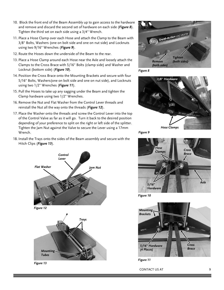 DR Power Dual Action 3 pt. Hitch Model (Aug 2011 - Present) User Manual | Page 9 / 20