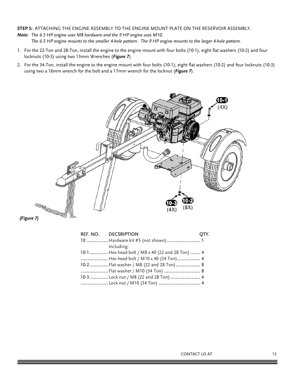 DR Power 22-Ton (July 2013 - Present) User Manual | Page 13 / 36