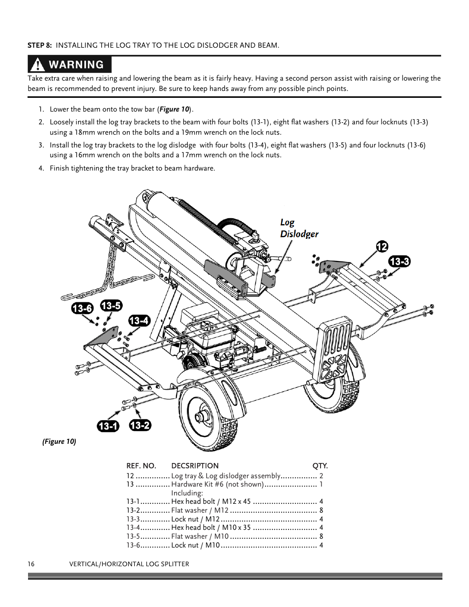 DR Power 22-Ton (July 2013 - Present) User Manual | Page 16 / 36