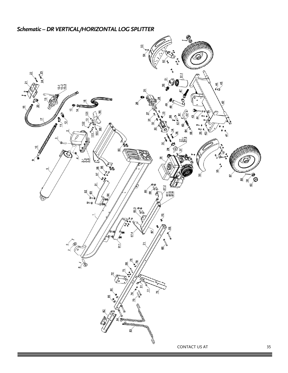 DR Power 22-Ton (July 2013 - Present) User Manual | Page 35 / 36