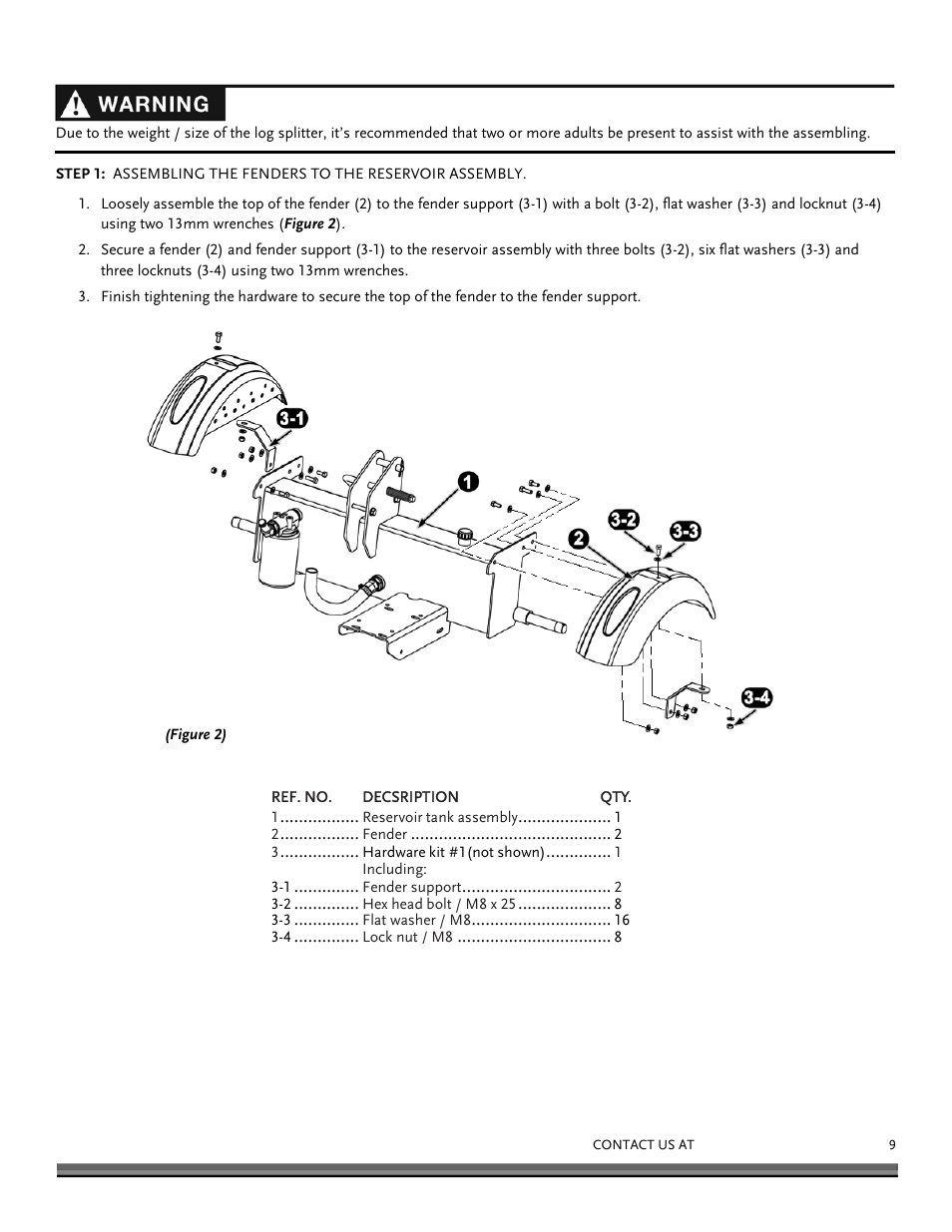 DR Power 22-Ton (July 2013 - Present) User Manual | Page 9 / 36