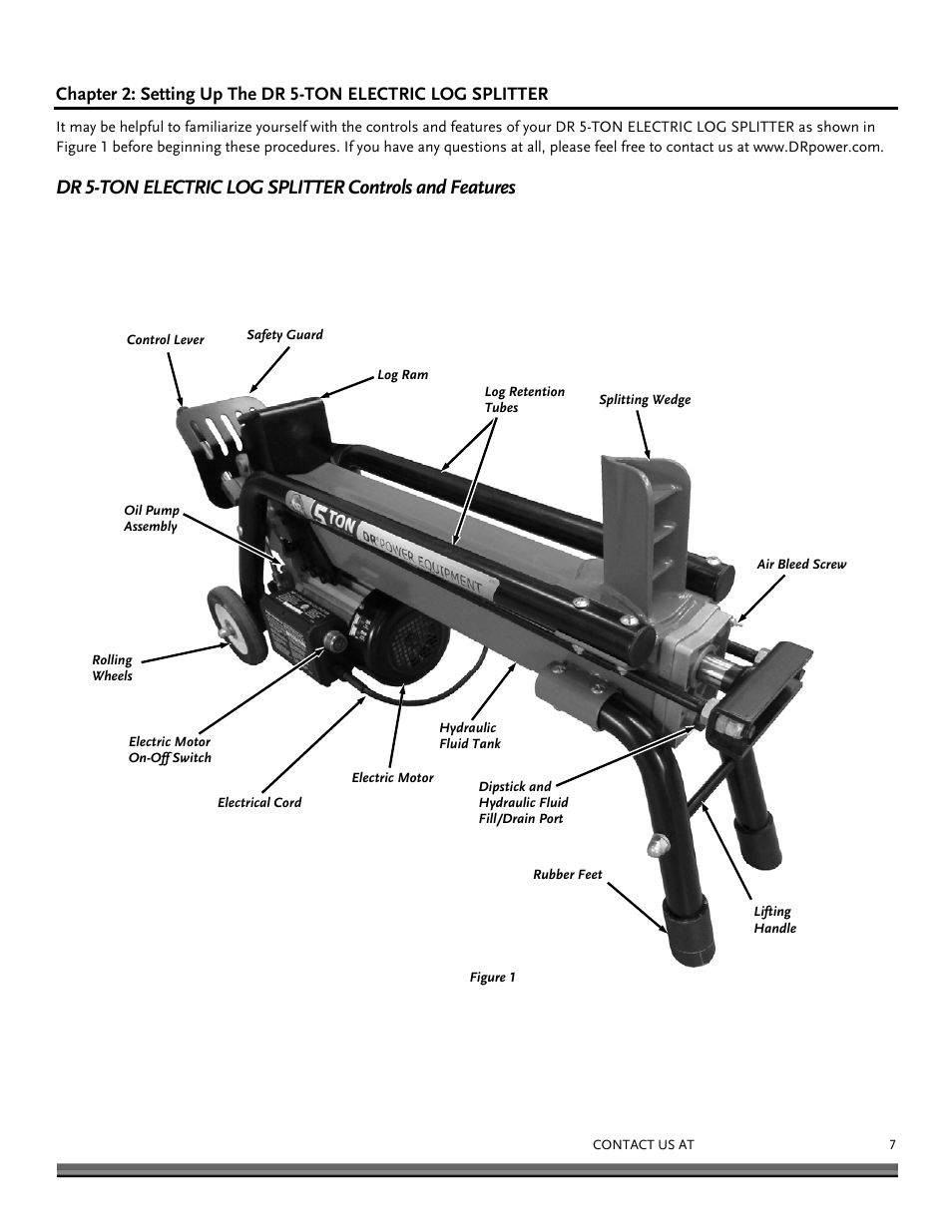 DR Power Hydraulic 5-Ton (July 2013 - Present) User Manual | Page 7 / 20